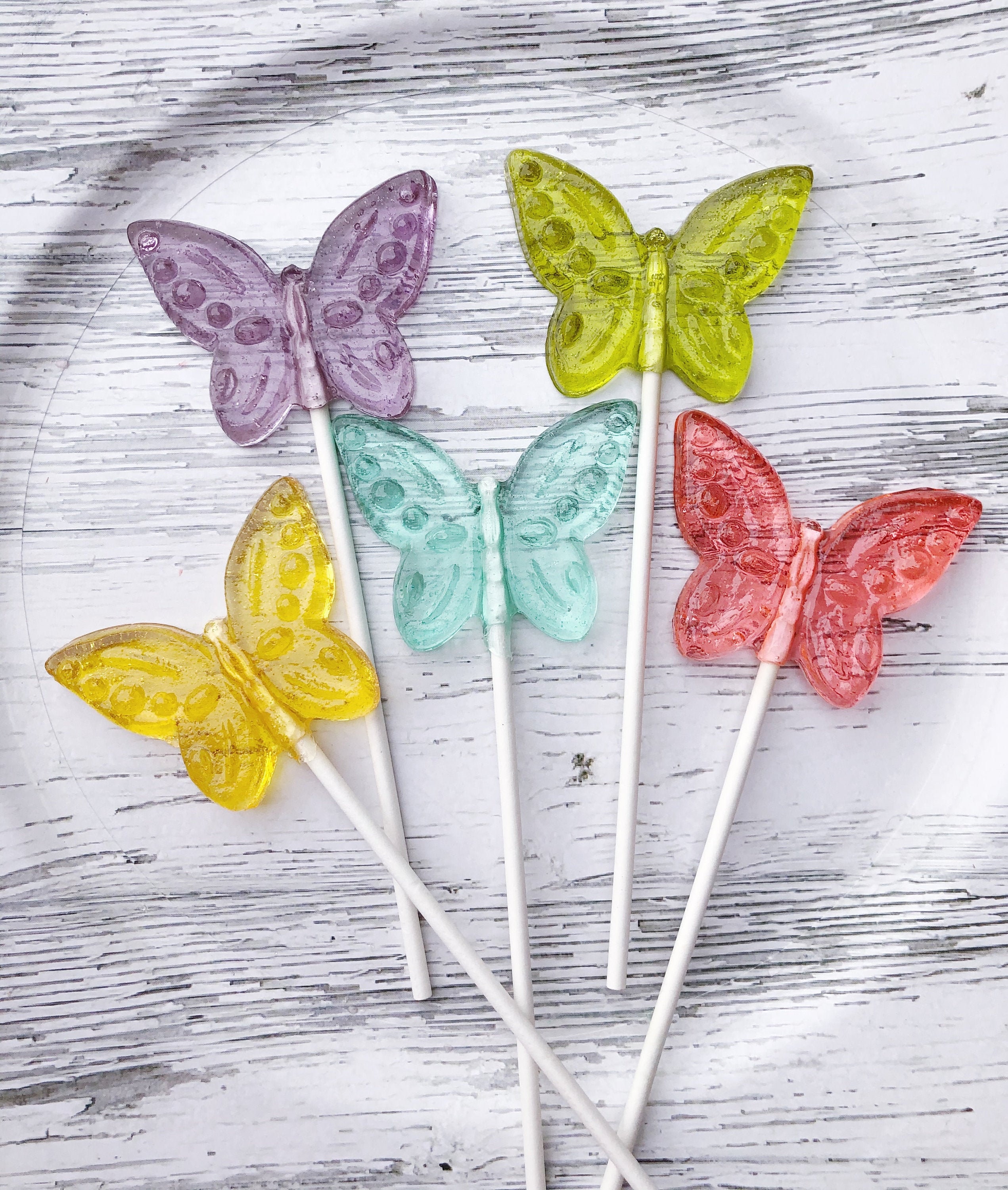Butterfly shaped lollipops favors butterfly shaped party Etsy