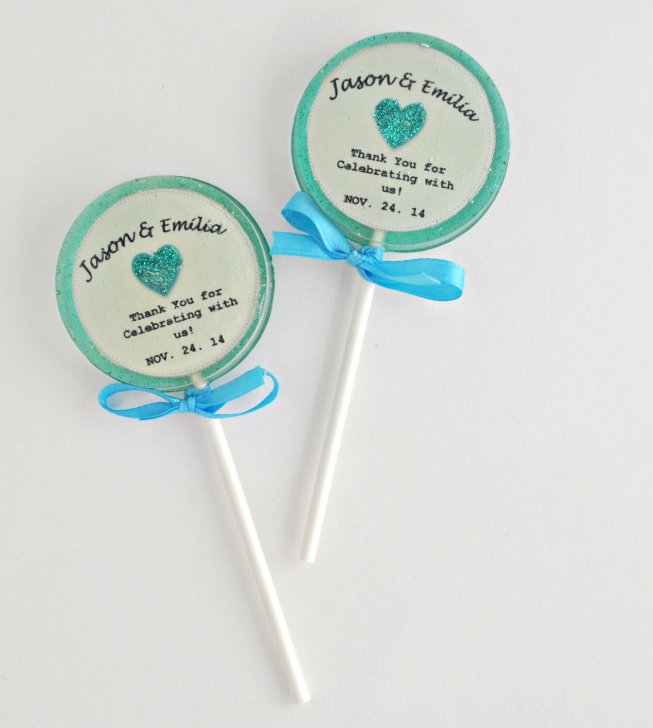 Custom made wedding lollipops favors Wedding suckers party Etsy