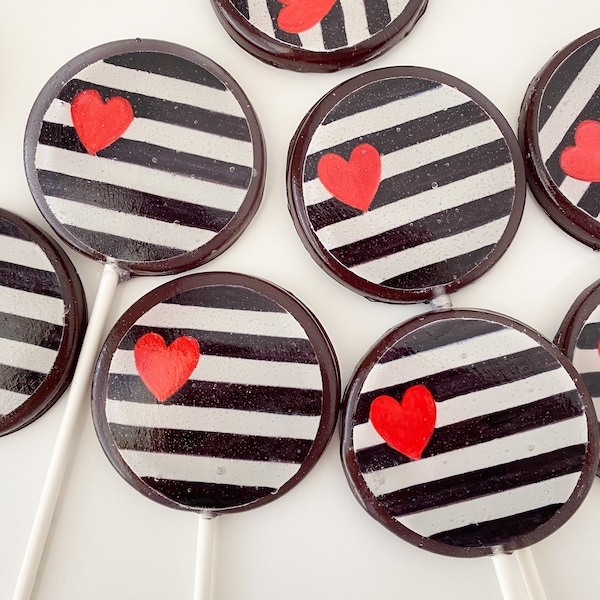 Black and White Lollipops Etsy