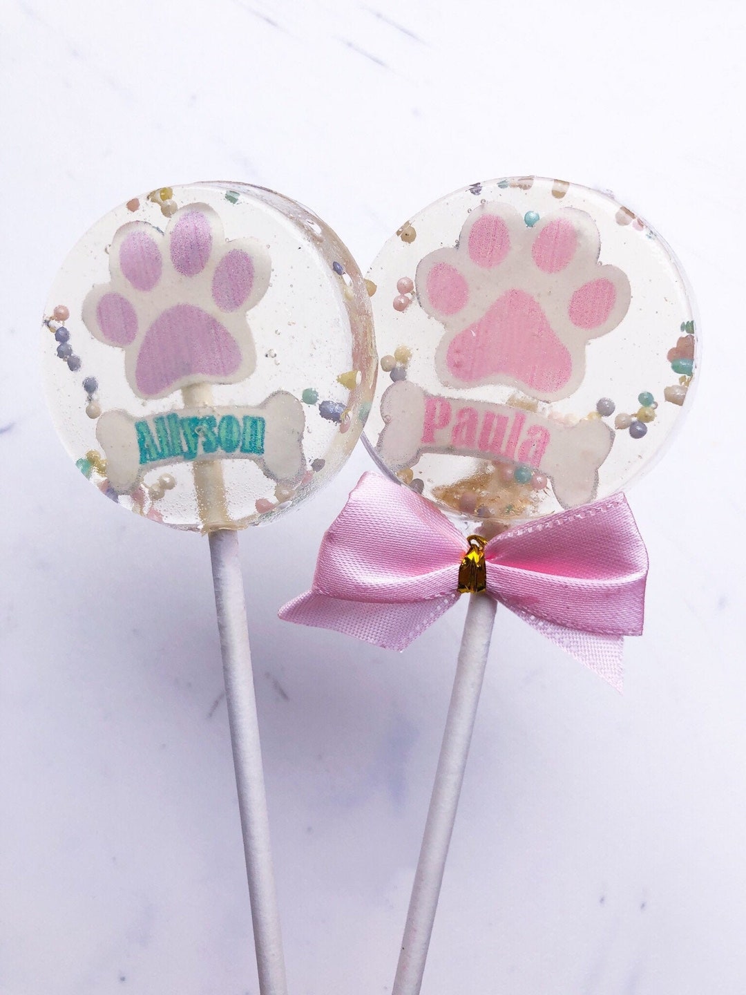 Dog Paw Customize Lollipops, Paw Patrol Inspired Suckers, Skye Birthday