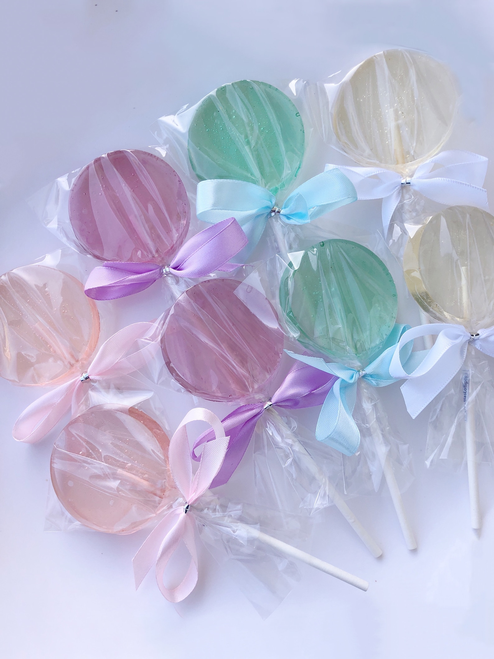 Buy Pastel Color Lollipops Light Color Customized Lollipops Hard Online