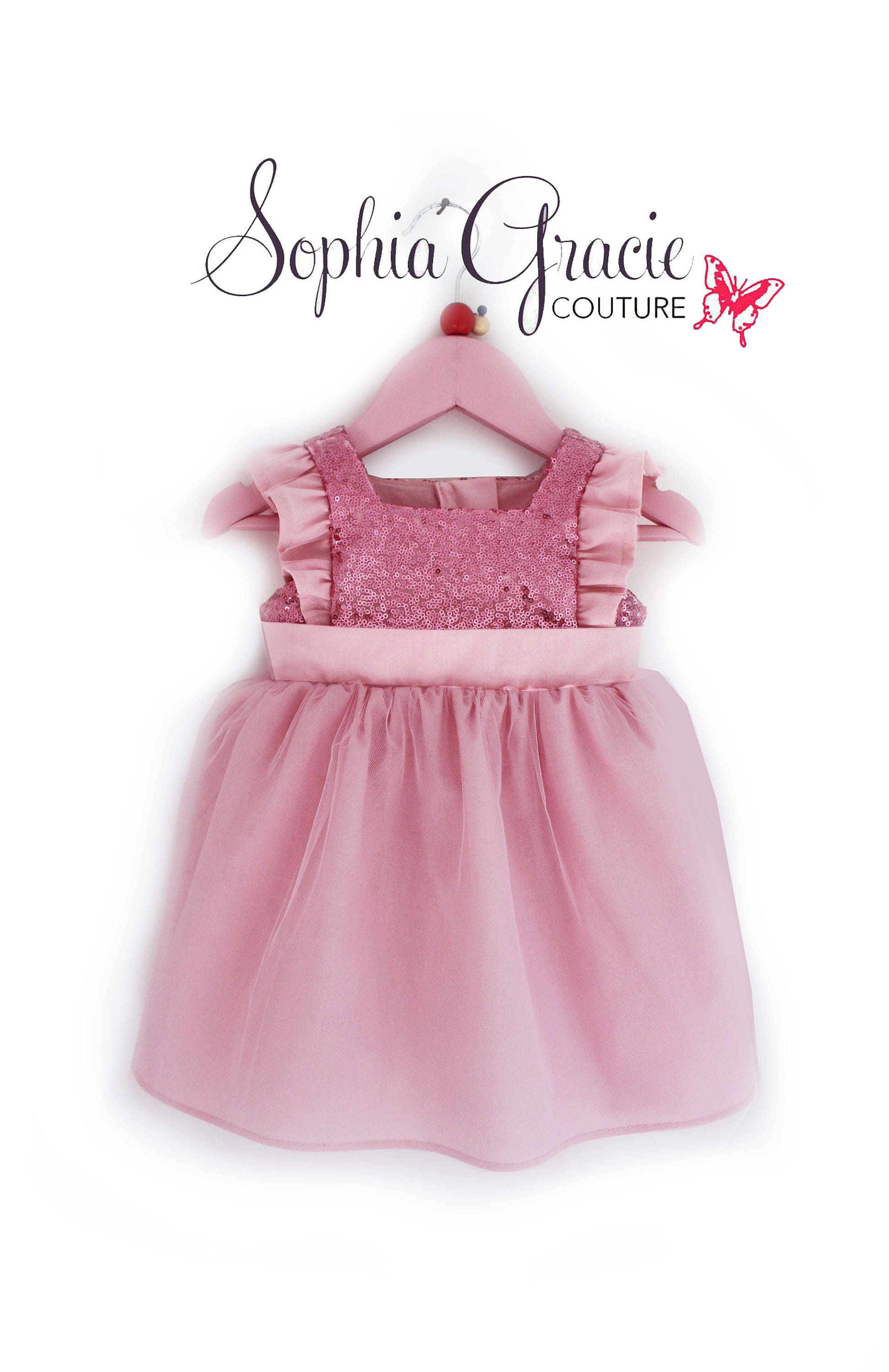 pink sparkly dress little girl