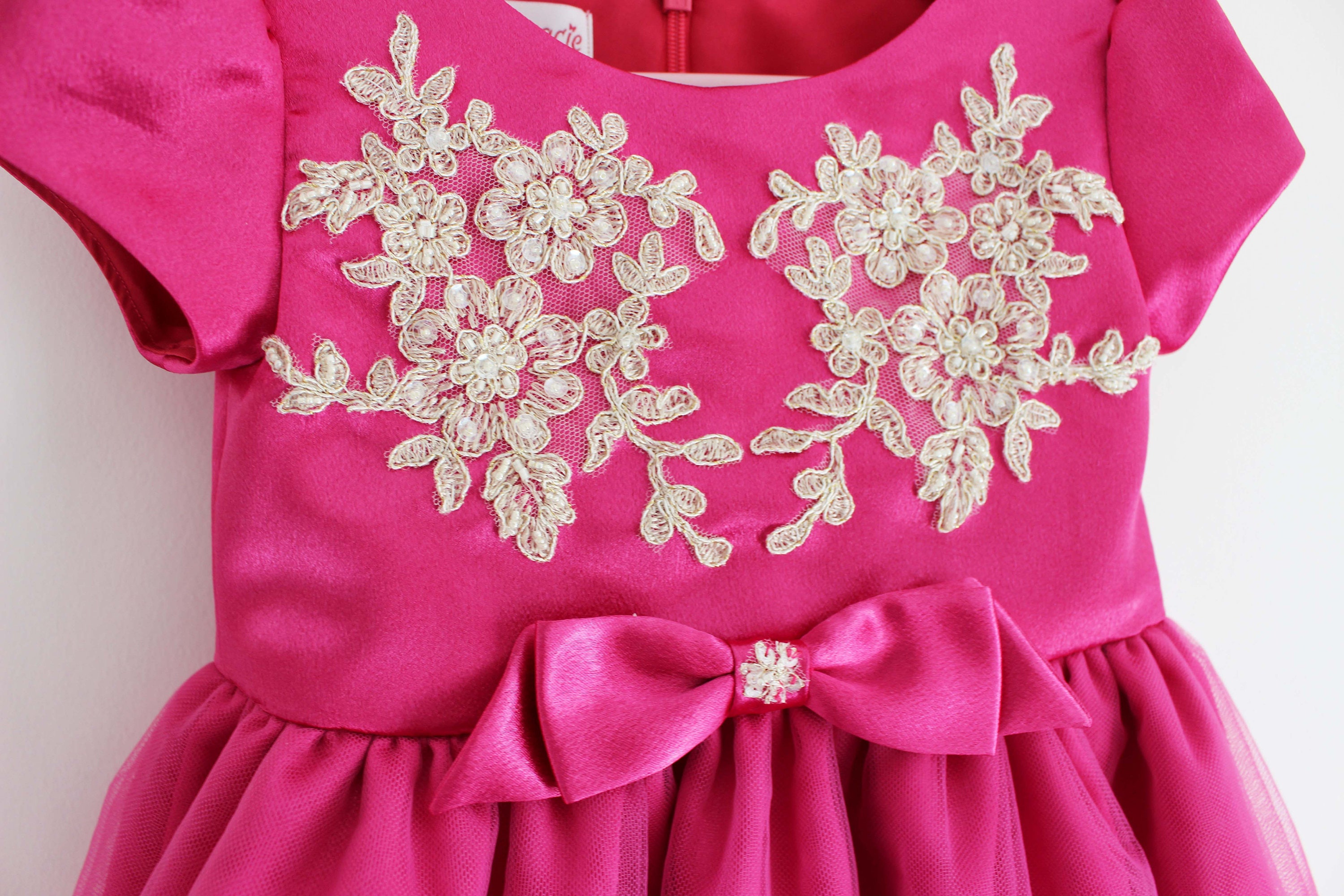 cerise pink dress for wedding