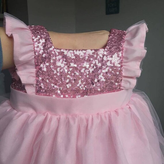 sparkly dress pink