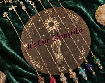 Crystal Pendulum | Divination Dowsing Pendulum | Spiritual Healing Tool | Meditation & Energy Work