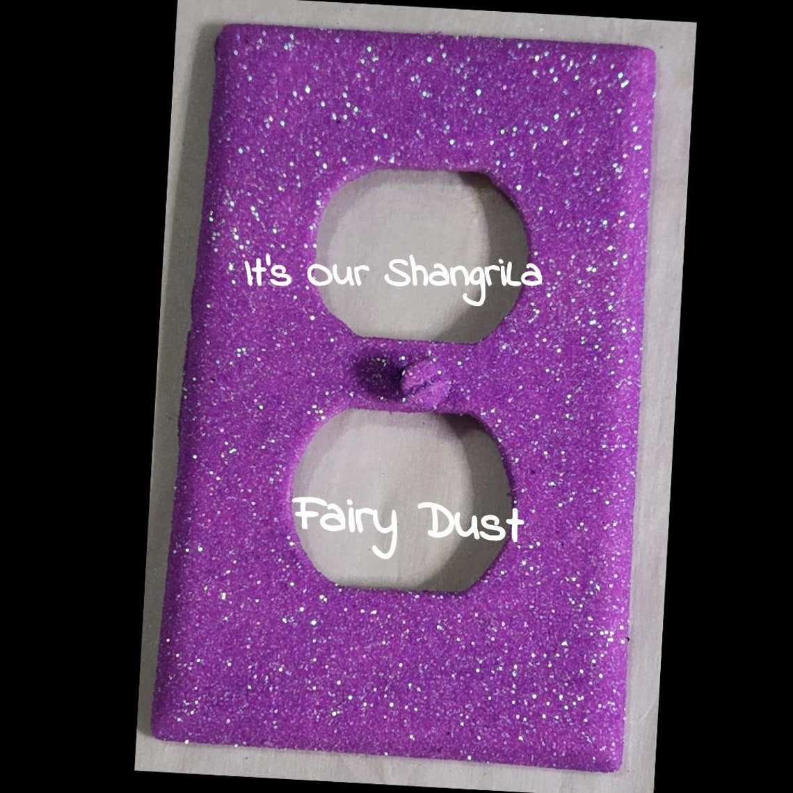 Decorative Glitter Outlet Covers Dazzle'em Glittery Etsy