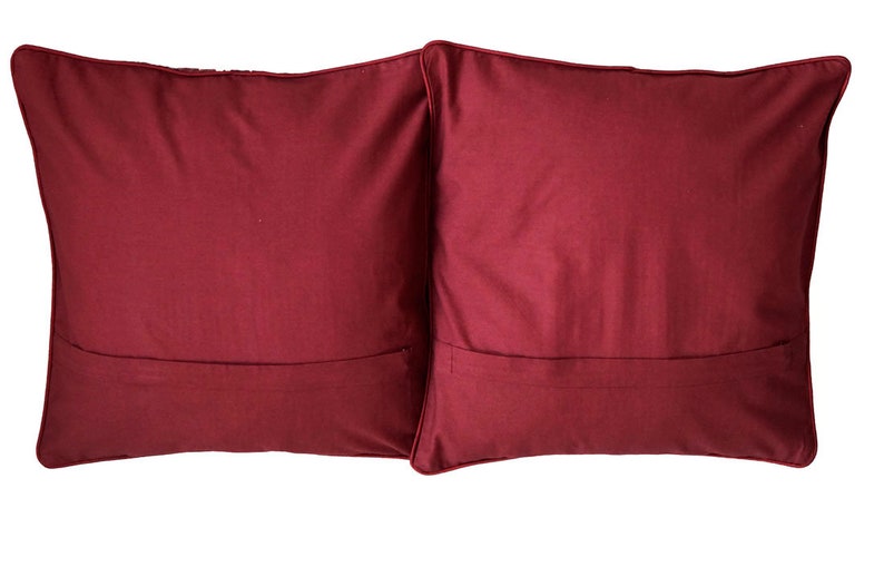 Thread Embroidered Pillow Cover 16 X 16 Home Etsy