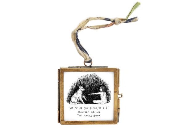 The Jungle Book Mowgli Citations De Loup Frere Dessin Etsy