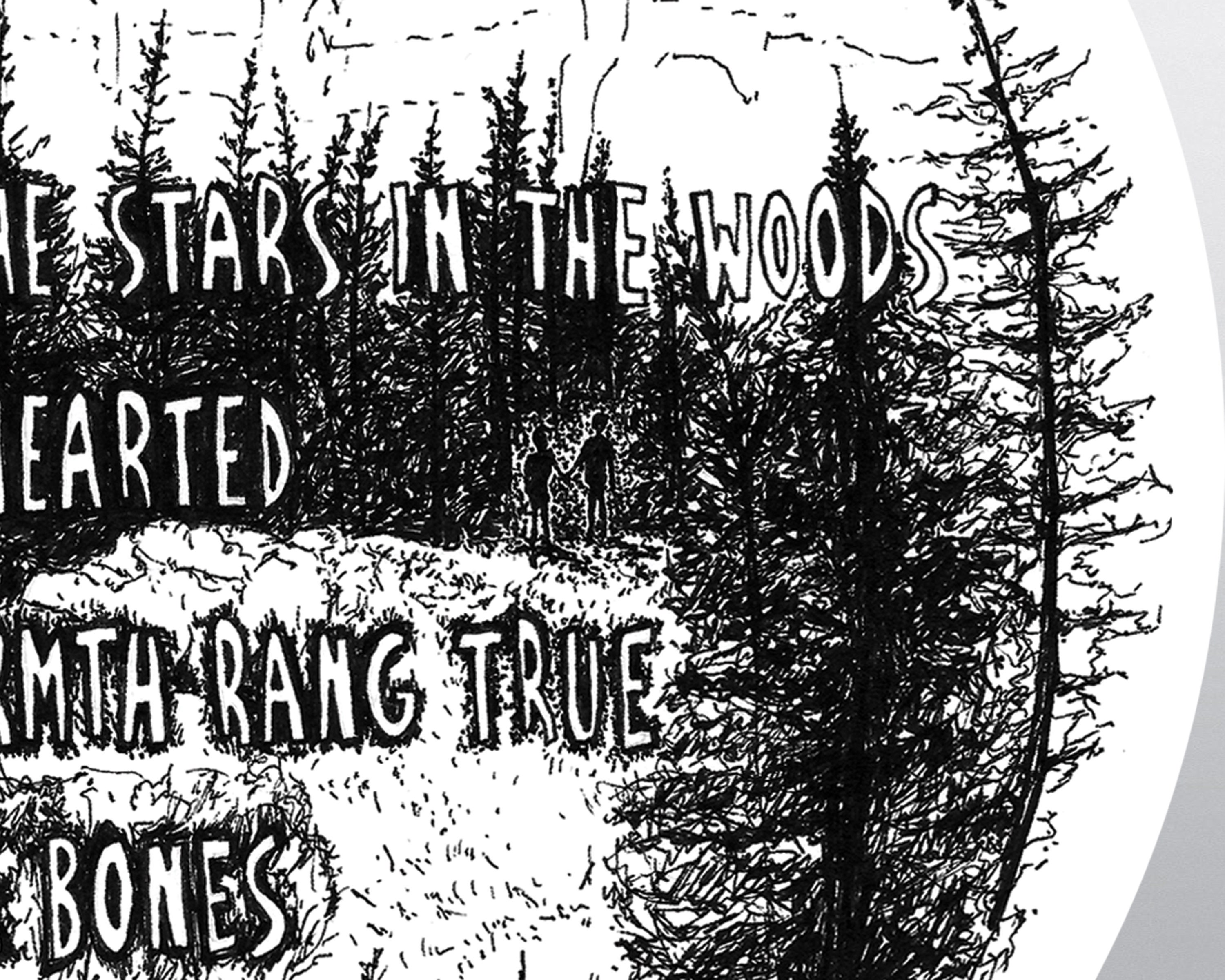 Old Pine Ben Howard Art Print Music Lyrics Mountain Etsy