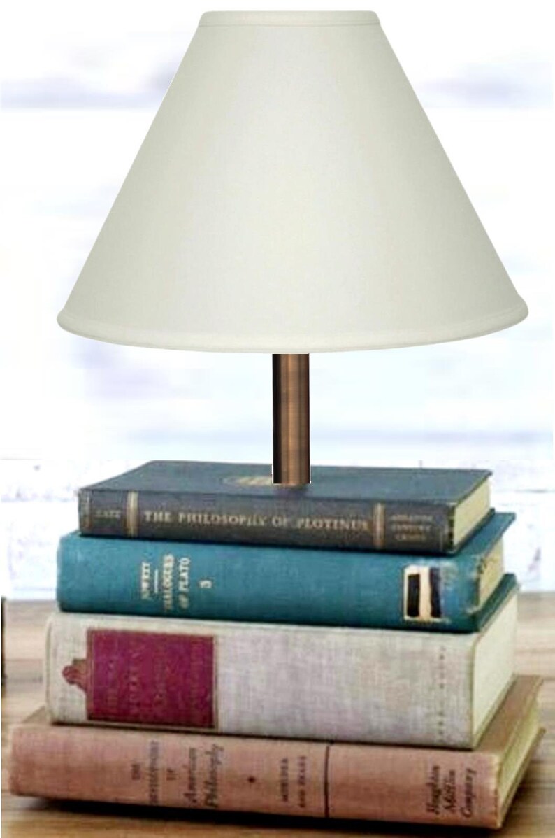 Books Lamp 22 28h Choose Height Shade Image 0