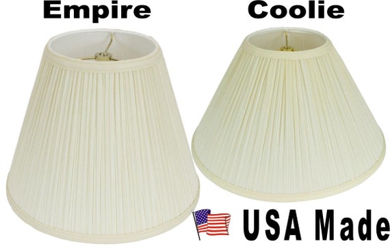 Mushroom Pleated Lamp Shades Cream large cream lampshade table lamp coolie