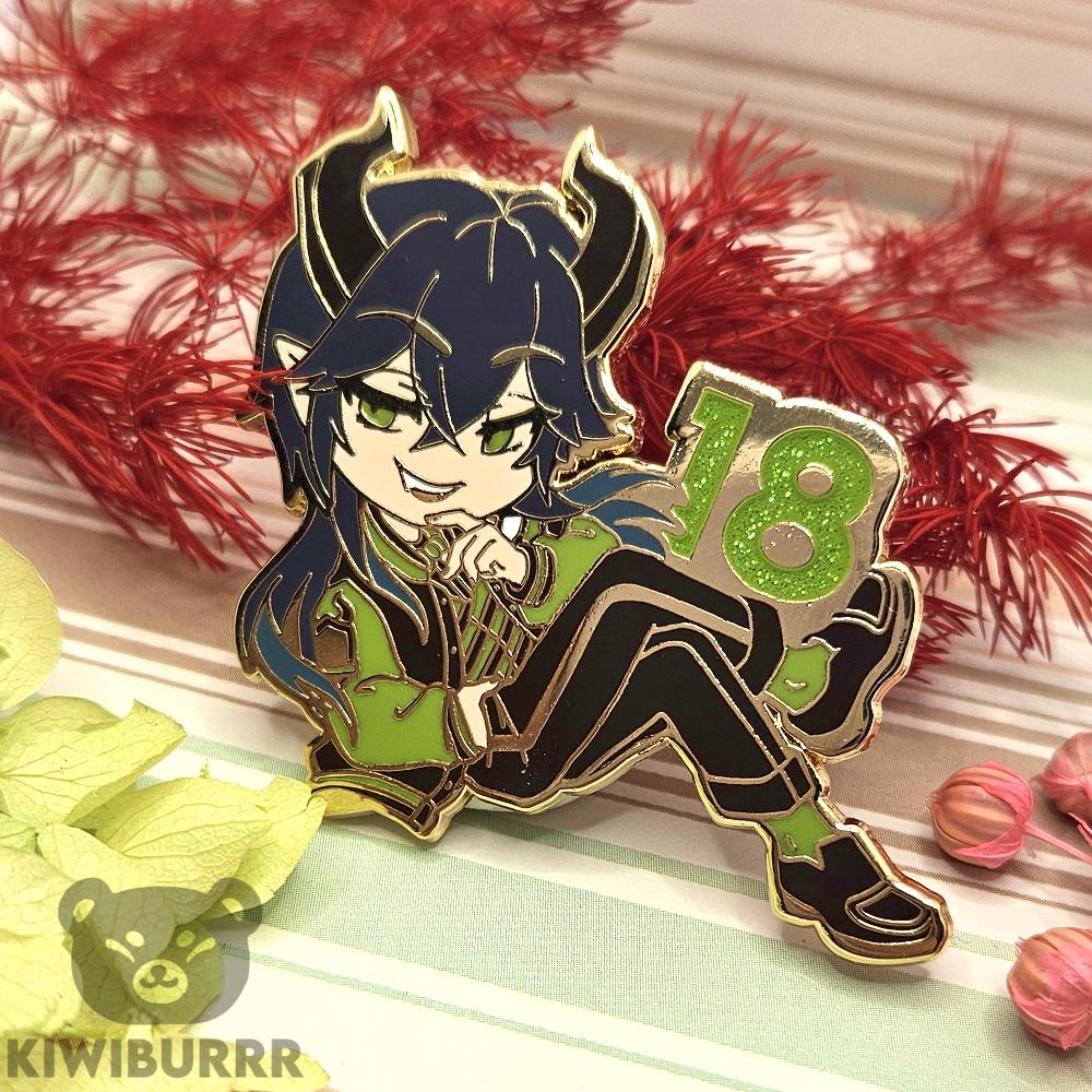 Twisted Wonderland Malleus Diasomnia Enamel Pin - Etsy