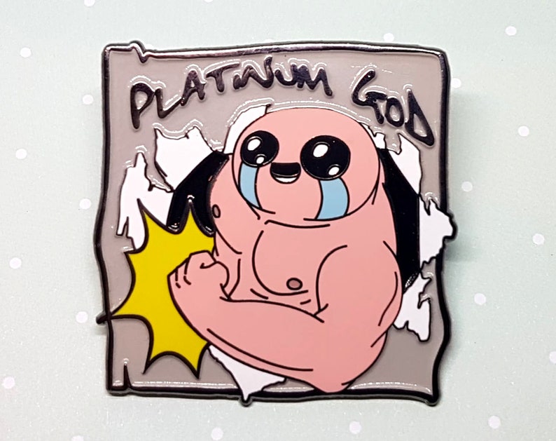 Binding of Isaac Platinum God 2in Enamel Pin | Etsy