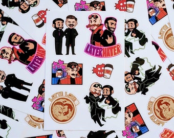 Stobotnik Sticker Sheet | Dr. Robotnik x Agent Stone Stickers