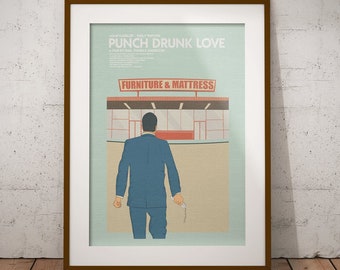Punch Drunk Love poster (Paul Thomas Anderson, 2003) [alternative movie poster; illustrated movie poster]