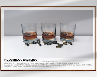 Inglourious Basterds poster (Quentin Tarantino, 2009) [minimalist movie poster; alternative movie poster]