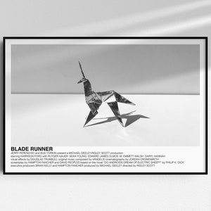Blade Runner poster (Ridley Scott, 1982) [alternative movie poster; minimalist movie poster; fan made poster]