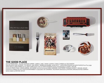 The Good Place poster (alternative TV poster; minimalist poster)