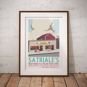 The Sopranos House Floor Plan Poster Expertly Hand Drawn Etsy