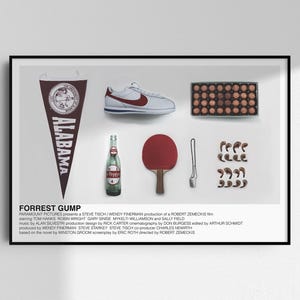 Forrest Gump poster (Robert Zemeckis, 1994) [alternative movie poster; minimalist movie poster]