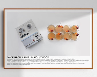 Once Upon a Time in Hollywood poster [Rick Dalton variation] (Quentin Tarantino, 2019) - alternative movie poster; minimalist movie poster
