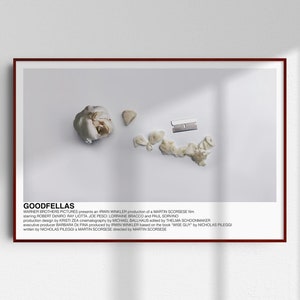 Goodfellas poster (Martin Scorsese, 1990) [alternative movie poster; minimalist movie poster]