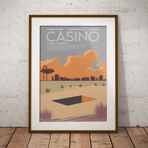 Casino movie poster (Martin Scorsese, 1995) [alternative movie poster; minimalist movie poster]