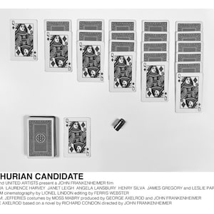The Manchurian Candidate poster (John Frankenheimer, 1962)