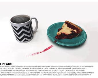 Twin Peaks poster (alternative poster; alternative artwork; television series poster)