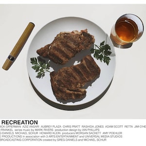Parks and Recreation poster (Ron Swanson variation) [alternative TV poster; minimalist poster]