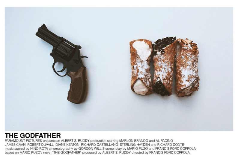 The Godfather (Francis Ford Coppola, 1972) [alternative movie poster; minimalist movie poster] bild 2