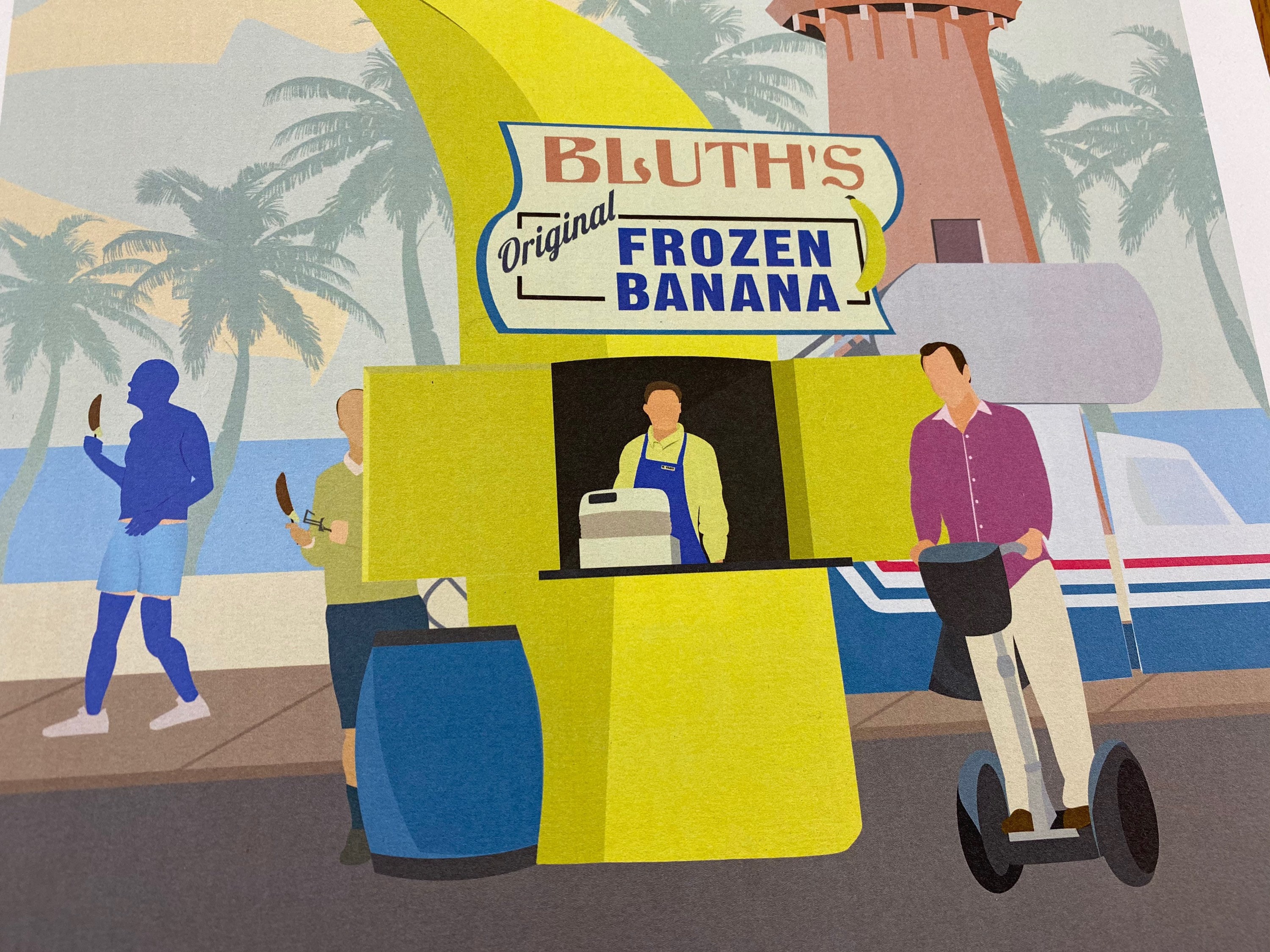 Arrested Development Poster [bluth Banana Stand Ad] (alternative