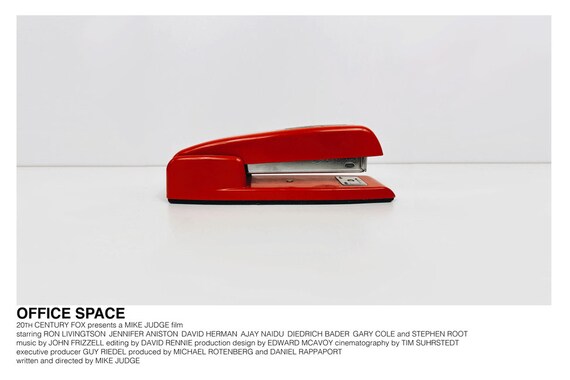 Office Space Poster mike Judge 1999 alternative Movie Poster