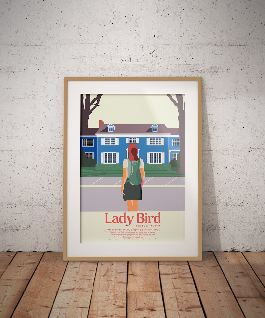 Lady Bird poster (Greta Gerwig, 2017) [alternative movie poster