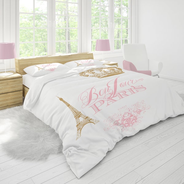 Paris Duvet Cover Etsy