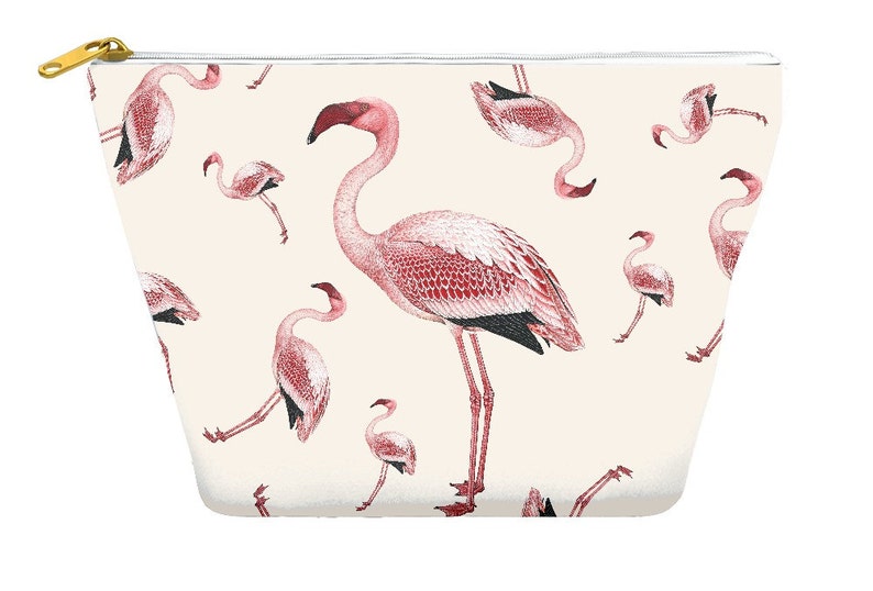 book bag Flamingo Party book bag travel bag animal illustration Pink Flamingo Tote Bag print accessories