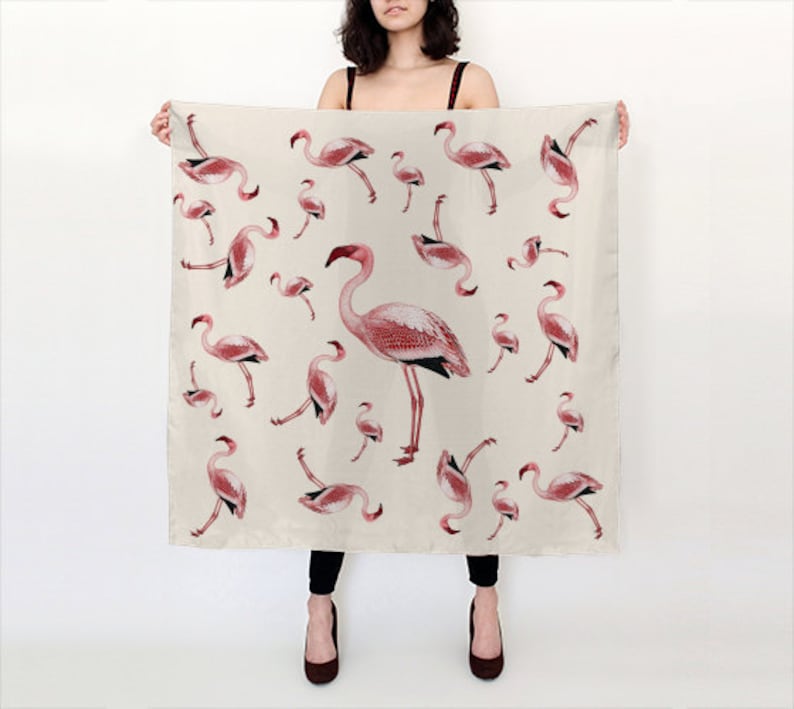 book bag Flamingo Party book bag travel bag animal illustration Pink Flamingo Tote Bag print accessories