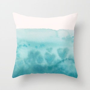 cute blue pillows