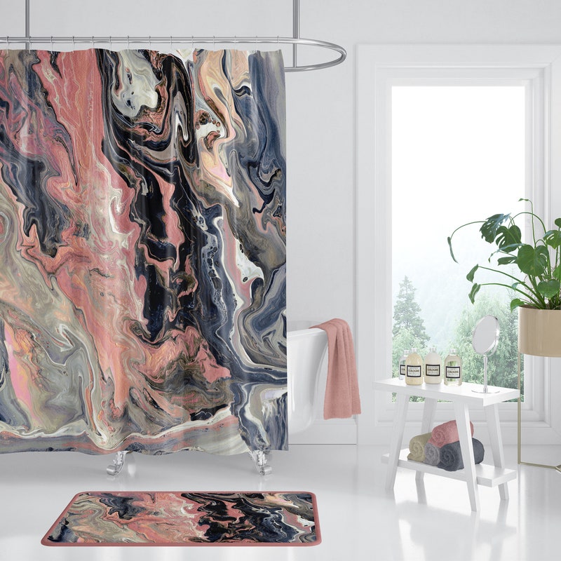 Rose Gold Bathroom Decor - Etsy