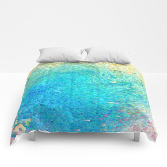 Coastal Duvet Cover Or Comforter Coral Reef Coastal Etsy