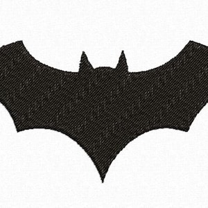 Könnte beinhalten: Schwarzes Fledermaus-Silhouettenlogo.