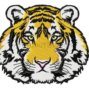 Beautiful Bengal Tiger - Apex Predator - Machine Embroidery design files - 2 Sizes - Pes Dst Exp Hus Jef  VP3 Vip XXX formats