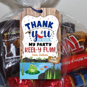 Fishing Favor Tags First Birthday Fishing Favor Tags Fishing Party Favor Tags First Fishing Birthday Digital File by Busy bee&#39;s Happenings