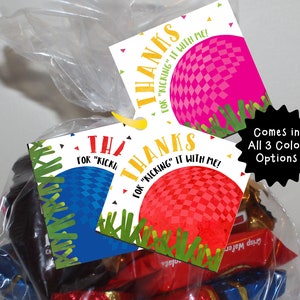 Kickball Birthday Favor Tag Kickball Favor Tags Dodge Ball Birthday Favor Tags Kick Ball Chalkboard Digital File by Busy bee's Happenings