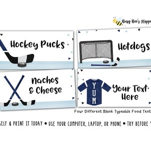 Tentes de nourriture de hockey Étiquettes de nourriture de hockey Tentes de nourriture de sport Tentes de nourriture de bâton de hockey Tentes de nourriture de patinage Tente de glace Fichier numérique Occupé Abeilles Happenings
