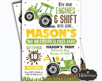 John Deer Invitation Etsy France