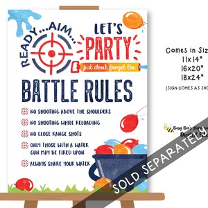 Water Guns Favor Tags Water Favor Tags Water Fight Favor Party Favor ...