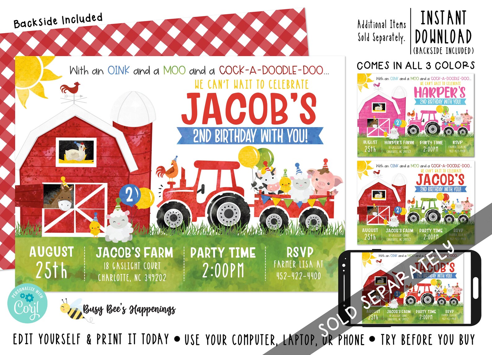 Farm Food Labels Barn Food Labels Farm Food Tents Farm - Etsy