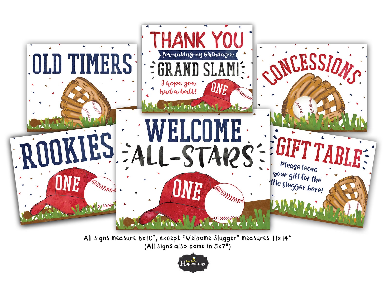 Baseball Birthday Signs Rookie of the Year Signs Little | Etsy