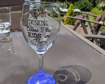 Mrs Always Right Set of Two Hand Painted 340ml Wine Glasses by Memories-Like-These UK Red Mr Right